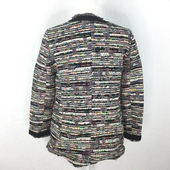 Ann Taylor Jacket Women Size Small‎ textured Multi Color - Picture 6 of 8